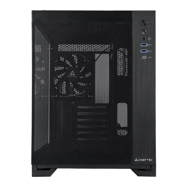 Obudowa Chieftec VISIO AIR GM-30B-M-OP ATX z oknem bez zasilacza czarna