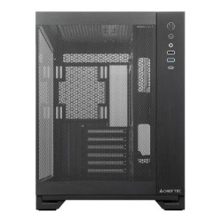 Obudowa Chieftec VISIO AIR Fanless GM-30B-M-FL-OP ATX z oknem bez zasilacza czarna