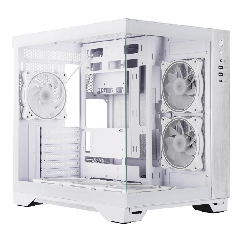 Obudowa Chieftec Visio WHITE GM-30W-TG-OP ATX ARGB z oknem bez zasilacza biała