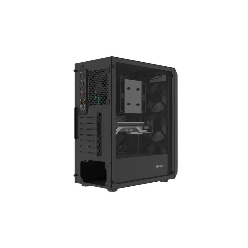 Obudowa Fury SHOBO SH4F ATX Midi Tower z oknem czarna