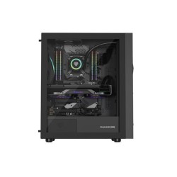 Obudowa Genesis Diaxid 605F Midi Towar (z oknem, USB-C) Czarna