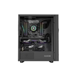 Obudowa Genesis Diaxid 605F Midi Towar (z oknem, USB-C) Czarna