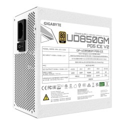 Zasilacz Gigabyte GP-UD850GM PG5 V2 ICE 850W 120mm 80+Gold