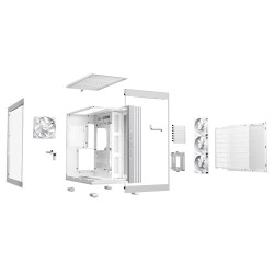 Obudowa be quiet! Light Base 600 LX White ATX Midi ARGB z oknem bez zasilacza
