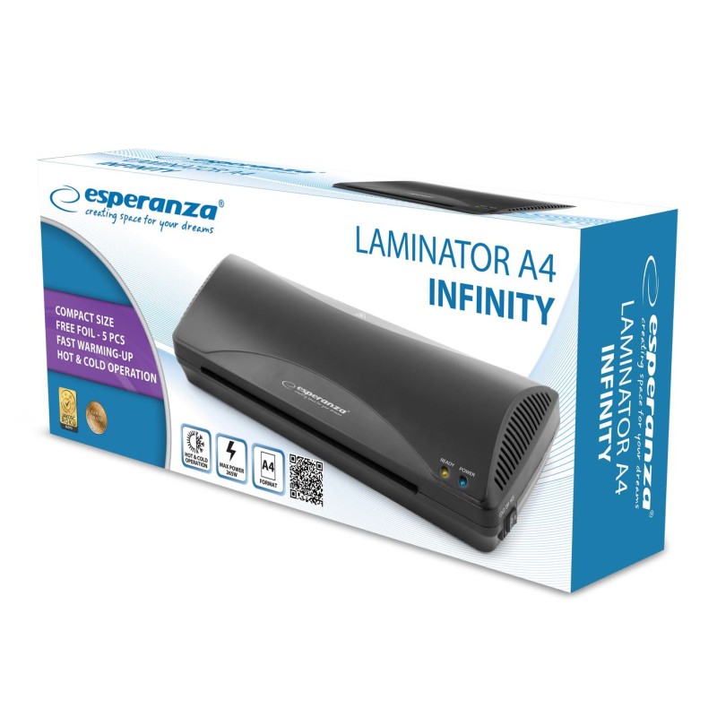Laminator Esperanza A4 Infinity czarny