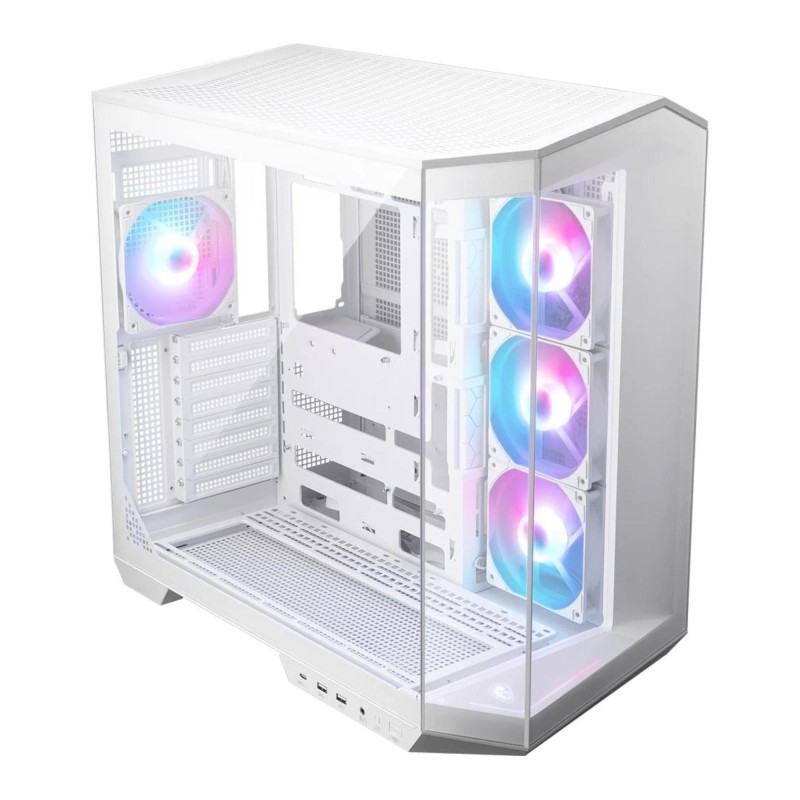Obudowa MSI MAG PANO 100R PZ WHITE ATX Midi z oknem, bez zasilacza