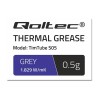 Pasta termoprzewodząca Qoltec TimTube S05 | 1.829 W/m-K | 0.5g | Szara