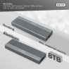 Obudowa DIGITUS USB 3.1 Typ C na dysk SSD M.2 NVMe 10Gbps aluminiowa, beznarzędziowa