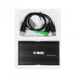 Obudowa na dysk iBOX HD-01 2.5" USB 2.0 czarna, aluminium