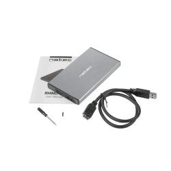 Obudowa na dysk HDD/SSD Natec RHINO Go USB 3.0 2,5" SATA szara
