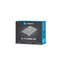 Obudowa na dysk HDD/SSD Natec RHINO Go USB 3.0 2,5" SATA szara