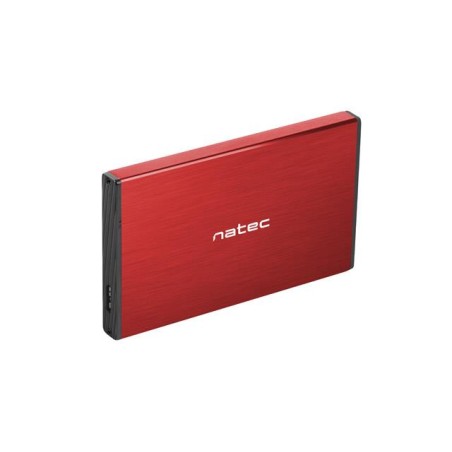 Obudowa na dysk HDD/SSD Natec RHINO Go USB 3.0 2,5" SATA czerwona
