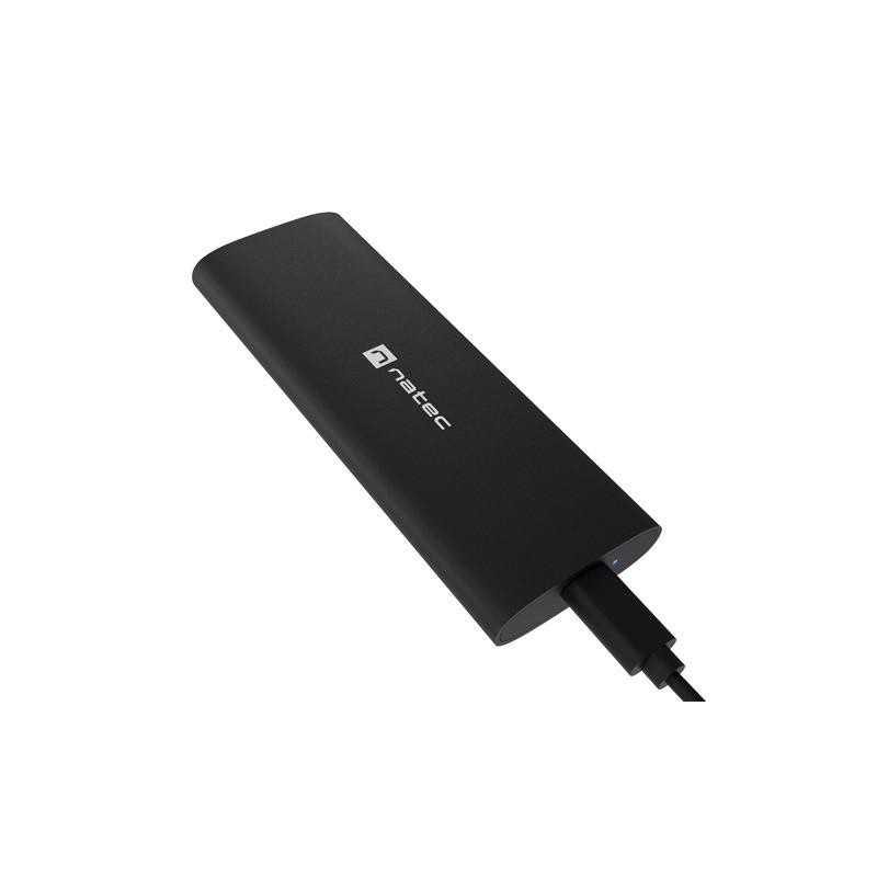 Obudowa na dysk Natec SSD zewnętrzna Rhino M.2 NVMe Lite USB-C 3.1 Gen 2 Aluminium