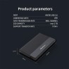 Obudowa/kieszeń Qoltec na dysk SSD HDD 2.5" | SATA | USB 3.0 | Super speed 5Gb/s | 2TB | Czarny