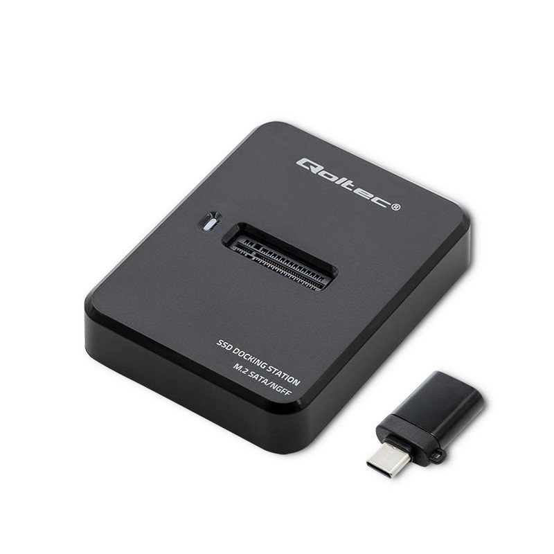 Stacja dokująca Qoltec dysków SSD M.2 SATA | NGFF | USB 3.1