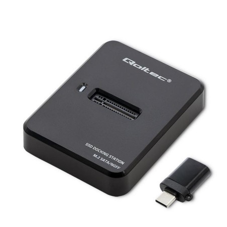Stacja dokująca Qoltec dysków SSD M.2 SATA | NGFF | USB 3.1