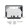 Stacja dokująca Qoltec do dysków HDD SSD 2.5" 3.5" | SATA III | USB 3.0 | Super speed 5Gb/s | z funkcją klonowania offline