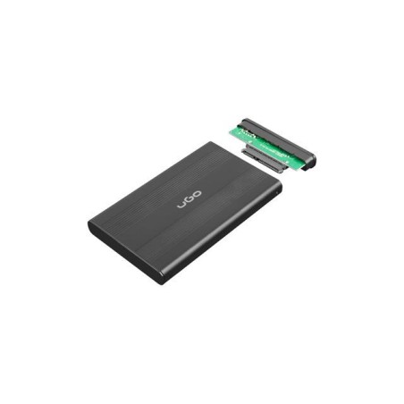 Obudowa na dysk HDD/SSD UGO UKZ-1003 USB 2.0 SATA 2,5" aluminium