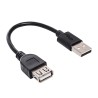 Przedłużacz USB 2.0 Akyga AK-USB-23 USB A(M) - A(F) 0,15m czarny