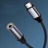 Kabel adapter Beline USB-C/Jack 3,5mm DAC czarny