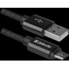 Kabel USB Defender AM-micro BM 1m 2,1A czarny