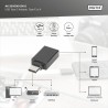 Adapter DIGITUS USB 3.0 SuperSpeed Typ USB C/USB A M/Ż czarny