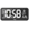 Zegar ścienny LCD bardzo duży GreenBlue GB214 temperatura, data