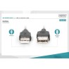 Przedłużacz USB 2.0 DIGITUS A/M - A/Ż, 1,8m, czarny