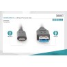 Kabel USB 3.0 DIGITUS SuperSpeed Typ USB A/USB C M/M czarny 1m
