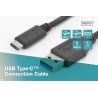 Kabel USB 3.0 DIGITUS SuperSpeed Typ USB A/USB C M/M czarny 1m