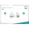 Kabel drukarkowy DIGITUS USB 2.0 A/M - B/M, 3m beżowy