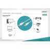 Kabel drukarkowy DIGITUS USB 2.0 A/M - B/M, 3m beżowy