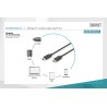 Kabel USB 2.0 DIGITUS HighSpeed Typ USB C/USB C M/M czarny 1,0m