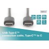 Kabel USB 2.0 DIGITUS HighSpeed Typ USB C/USB C M/M czarny 1,0m