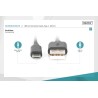 Kabel USB DIGITUS 2.0, typ A - B micro, 1m czarny