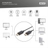 Kabel DisplayPort DIGITUS z zatrzaskami 1080p 60Hz FHD Typ DP/DP M/M czarny 5m