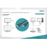 Kabel DIGITUS połączeniowy HDMI 1.4 High Speed Ethernet 4K30Hz UHD HDMI A/HDMI A M/M czarny 5m
