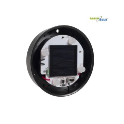 Lampa solarna GreenBlue GB121 wolnostojaca ogrodowa - kula 15x15x48cm, bialy LED