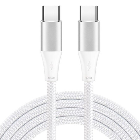 Kabel iBOX IKUTC2W USB-C 60W 2m White