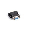 Adapter Lanberg AD-0012-BK DVI-I (M)(24+5) Dual Link - VGA (F) czarny
