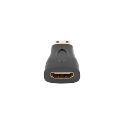 Adapter Lanberg AD-0037-BK HDMI(F) - mini HDMI(M) czarny