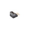 Adapter Lanberg HDMI(F)- HDMI(F) 8K kątowy góra aluminimum srebrny