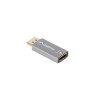 Adapter Lanberg Displayport (M) - HDMI (F) 8K srebrny