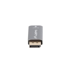 Adapter Lanberg Displayport (M) - HDMI (F) 8K srebrny