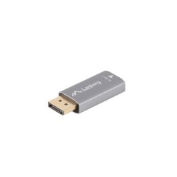 Adapter Lanberg Displayport (M) - HDMI (F) 4K srebrny