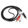 Kabel audio Lanberg stereo minijack - 2x Chinch M/M 1,5m