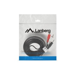 Kabel audio Lanberg stereo minijack - 2x Chinch M/M 2m