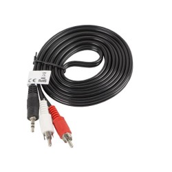 Kabel audio Lanberg stereo minijack - 2x Chinch M/M 2m