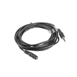 Kabel audio Lanberg stereo minijack - minijack M/F 3m