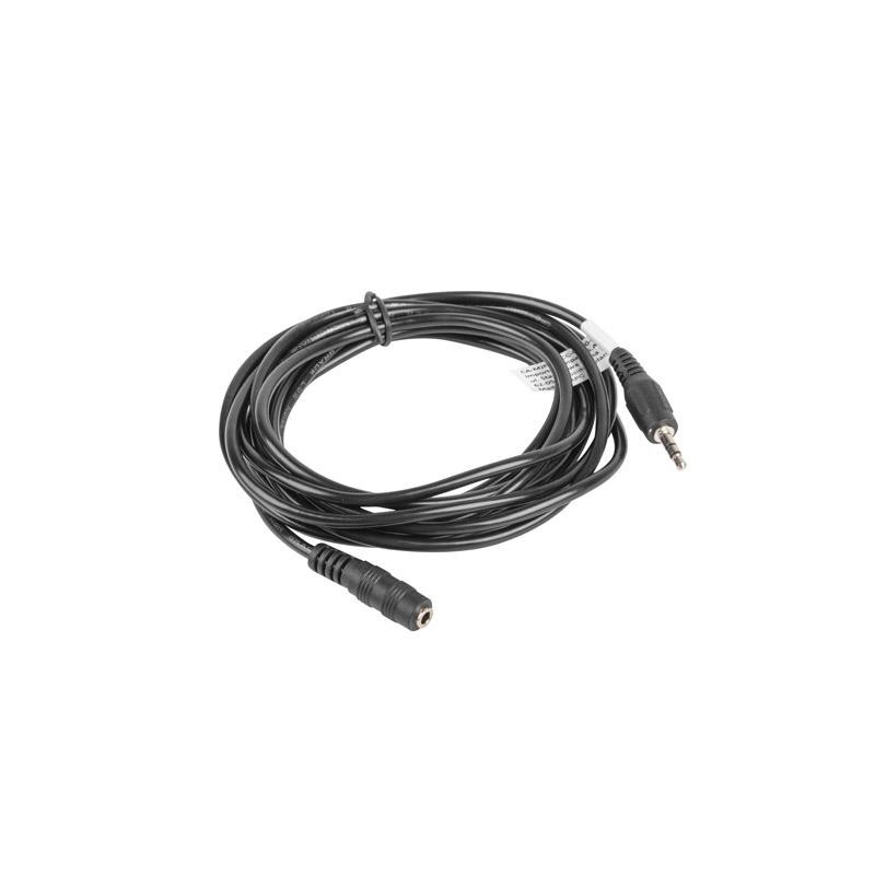 Kabel audio Lanberg stereo minijack - minijack M/F 3m